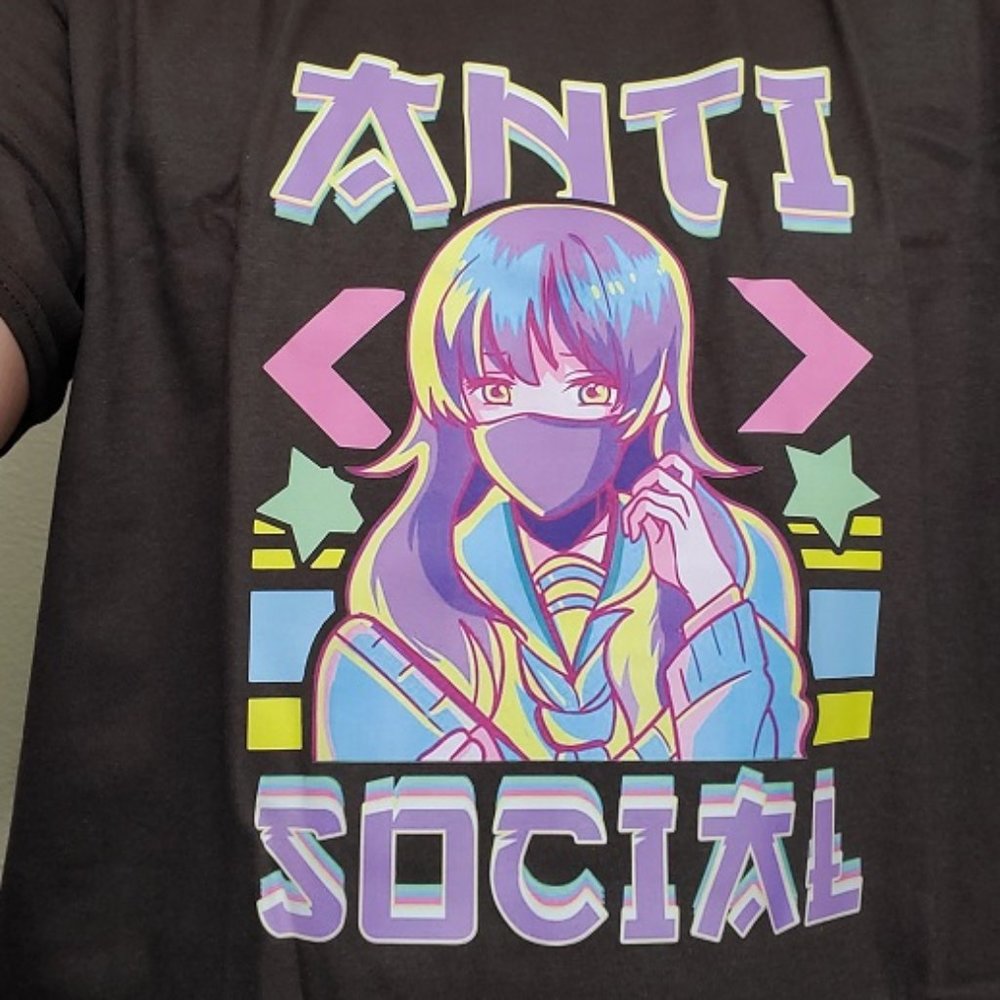 ANTISOCIAL Anime TShirt